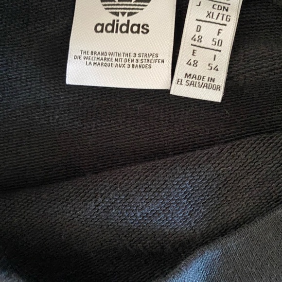 Adidas black logo sweater XL - Picture 2 of 4